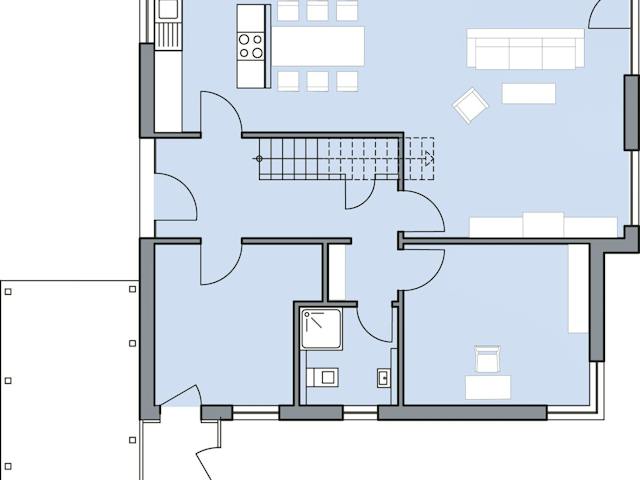 Massivhaus Haus Freiberger von Leberer Massivhaus Schlüsselfertig ab 550000€, Stadtvilla Grundriss 1