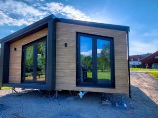 Fertighaus Lac Leman von Easy Homes - Tiny- & Modulhäuser Schlüsselfertig ab 239000€, Bungalow Außenansicht 1