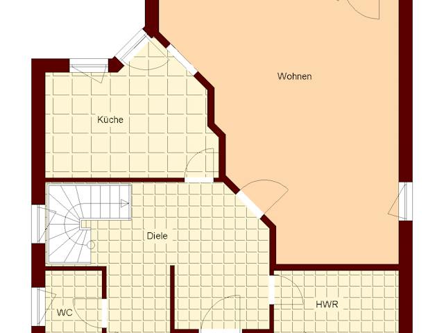 Massivhaus Poel von TIMOWA Massivhäuser Schlüsselfertig ab 364900€, Satteldach-Klassiker Grundriss 1
