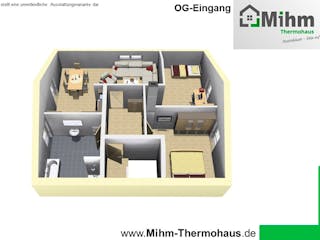 Massivhaus Primero180SD190 von Mihm Thermobau, Satteldach-Klassiker Innenansicht 3