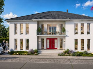 Massivhaus Stadtvilla Havelblick von Mein Haus Bausysteme, Stadtvilla Außenansicht 3