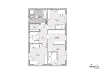 Fertighaus Stadtvilla S 156 von FischerHaus, Stadtvilla Grundriss 2