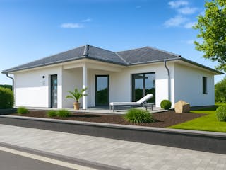 Fertighaus Mala von Fingerhut Haus Schlüsselfertig ab 368580€, Bungalow Außenansicht 1