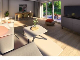 Massivhaus Haus Aue von FEPA-Wohnbau, Bungalow Innenansicht 2
