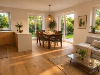 Massivhaus DOPPELHAUS 125 von Kähler Massivhaus Schlüsselfertig ab 327495€, Stadtvilla Innenansicht 1
