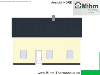 Massivhaus Primero180SD190 von Mihm Thermobau, Satteldach-Klassiker Außenansicht 5