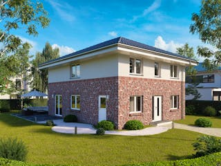 Massivhaus STADTVILLA 160 von Kähler Massivhaus Schlüsselfertig ab 403530€, Stadtvilla Außenansicht 1