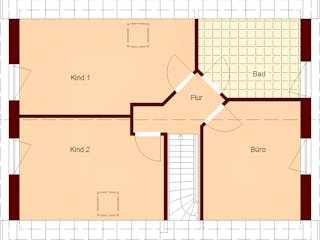 Massivhaus Dierhagen 138 von TIMOWA Massivhäuser Schlüsselfertig ab 302900€, Satteldach-Klassiker Grundriss 2