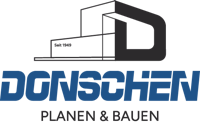 Dienstleister Donschen Massivhaus Logo Hausanbieter Donschen Massivhaus