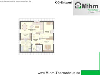 Massivhaus Primero180SD190 von Mihm Thermobau, Satteldach-Klassiker Grundriss 2