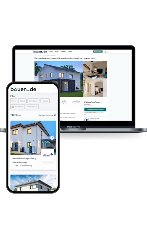 Bauen.de Feature - Houses - Listings - Desktop