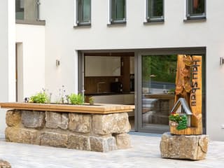 Fertighaus Satchmo von Büdenbender Hausbau, Cubushaus Außenansicht 6