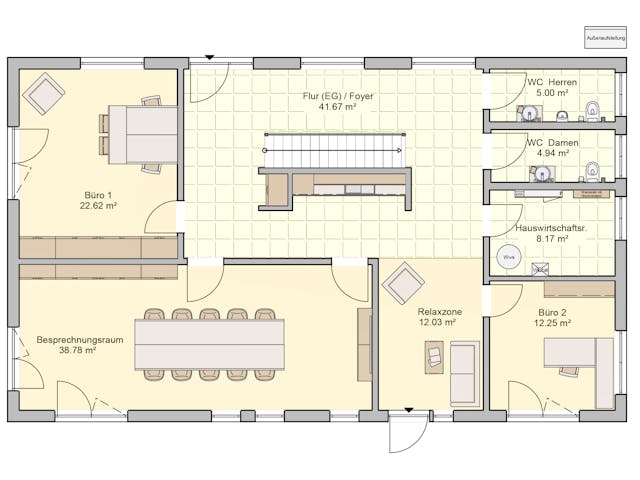 Fertighaus Tasko von Fingerhut Haus Schlüsselfertig ab 973096€, Pultdachhaus Grundriss 1