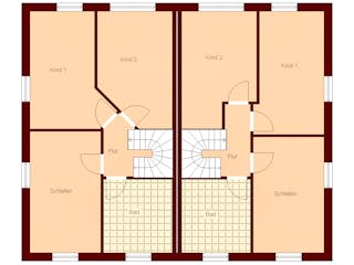 Massivhaus Stadtvilla 125 von TIMOWA Massivhäuser Schlüsselfertig ab 519900€, Stadtvilla Grundriss 2