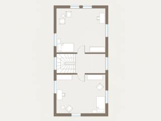 Fertighaus Cityline 2 von allkauf haus, Satteldach-Klassiker Grundriss 3