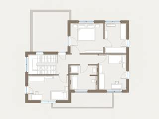 Fertighaus Cult 3 von allkauf haus, Cubushaus Grundriss 2