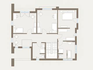 Fertighaus Cult 4 von allkauf haus, Cubushaus Grundriss 2
