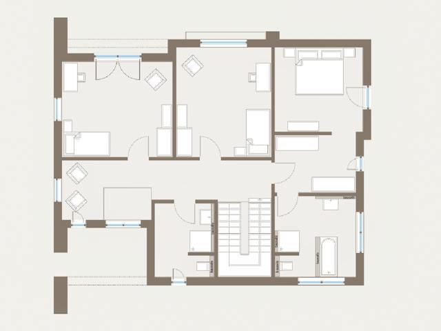 Fertighaus Cult 4 von allkauf haus, Cubushaus Grundriss 2