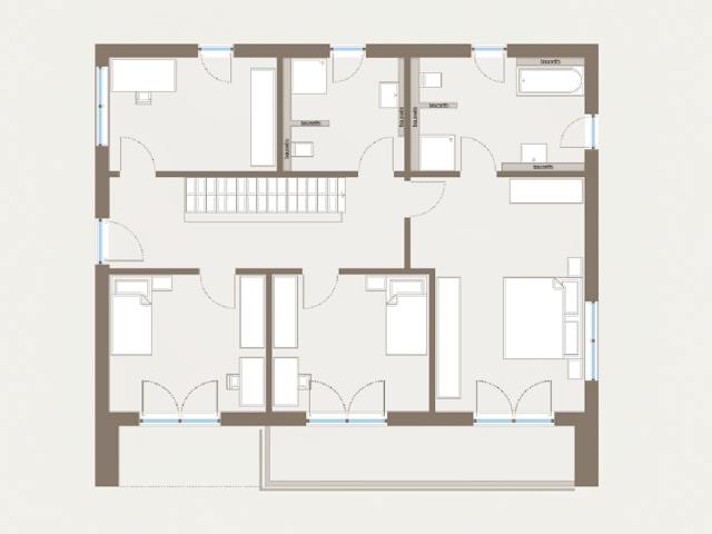 Fertighaus Cult 5 von allkauf haus, Cubushaus Grundriss 2