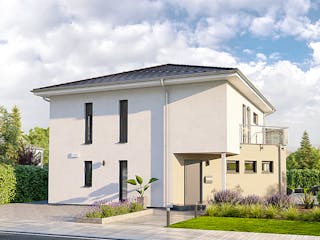 Fertighaus Home 15 von allkauf haus, Satteldach-Klassiker Außenansicht 3