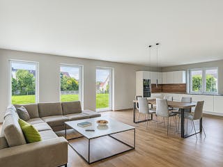 Massivhaus Bungalow 116 von ASL Wohnungsbau Schlüsselfertig ab 278067€, Bungalow Innenansicht 1