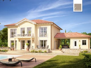 Massivhaus Stadtvilla Aurelio von Kern-Haus Schlüsselfertig ab 574900€, Stadtvilla Außenansicht 1