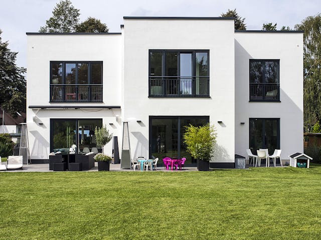 Massivhaus Dresden von Aye-Bau, Cubushaus Außenansicht 1