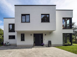 Massivhaus Dresden von Aye-Bau, Cubushaus Außenansicht 2