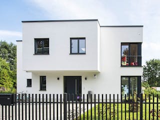 Massivhaus Dresden von Aye-Bau, Cubushaus Außenansicht 3