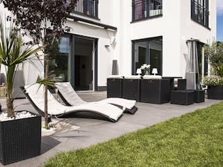 Massivhaus Dresden von Aye-Bau, Cubushaus Außenansicht 4