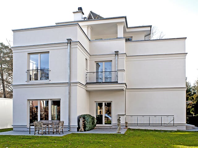 Massivhaus Schlachtensee von Aye-Bau Schlüsselfertig ab 871800€, Stadtvilla Außenansicht 1