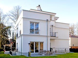 Massivhaus Schlachtensee von Aye-Bau Schlüsselfertig ab 871800€, Stadtvilla Außenansicht 2