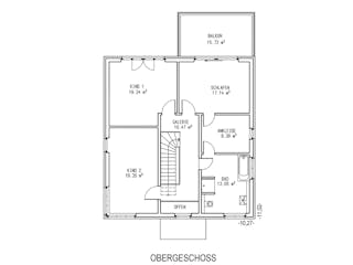 Massivhaus Weimar von Aye-Bau Schlüsselfertig ab 452600€, Cubushaus Grundriss 2