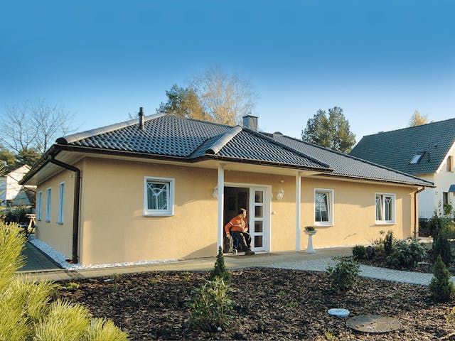 Fertighaus Libereco von Fingerhut Haus Schlüsselfertig ab 405065€, Bungalow Außenansicht 1