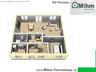 Massivhaus Primero180SD190 von Mihm Thermobau, Satteldach-Klassiker Innenansicht 2