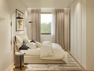 Massivhaus Doppelhaus Wien von BauArt Massivbau, Satteldach-Klassiker Innenansicht 3