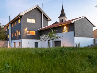 Fertighaus Mehrfamilienhaus Herndl von Bau-Fritz - Mehrfamilienhäuser Schlüsselfertig ab 1035000€, Außenansicht 6