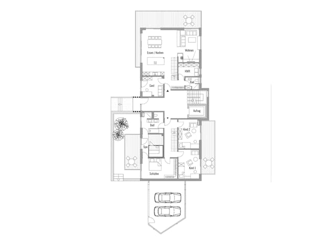 Fertighaus Mehrfamilienhaus Schindele von Bau-Fritz - Mehrfamilienhäuser Schlüsselfertig ab 2710000€, Grundriss 1 Fertighaus Mehrfamilienhaus Schindele von Bau-Fritz - Mehrfamilienhäuser Schlüsselfertig ab 2710000€, Grundriss 1