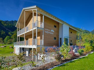 Fertighaus Mehrfamilienhaus Valfontana von Bau-Fritz - Mehrfamilienhäuser Schlüsselfertig ab 1290000€, Außenansicht 2