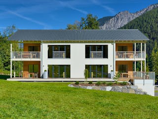 Fertighaus Mehrfamilienhaus Valfontana von Bau-Fritz - Mehrfamilienhäuser Schlüsselfertig ab 1290000€, Außenansicht 5