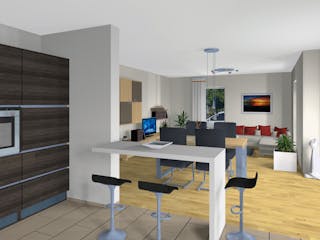 Fertighaus München von Fingerhut Haus Schlüsselfertig ab 431864€, Satteldach-Klassiker Innenansicht 1