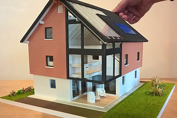 Dienstleister Bio-Solar-Haus Modellhaus von Bio-Solar-Haus