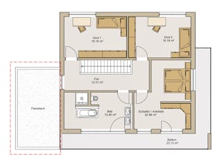 Fertighaus Kubus 190-0-0 von BoHolz Haus Schlüsselfertig ab 539826€, Cubushaus Grundriss 2