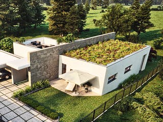 Fertighaus Haus Konstanz von Bodenseehaus, Bungalow Außenansicht 1