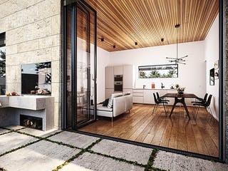 Fertighaus Haus Konstanz von Bodenseehaus, Bungalow Innenansicht 1