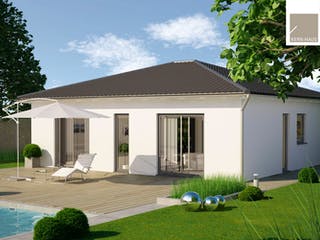 Massivhaus Bungalow Easy von Kern-Haus Schlüsselfertig ab 266900€, Bungalow Außenansicht 1