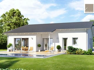 Massivhaus Bungalow Vita Pult von Kern-Haus Schlüsselfertig ab 394900€, Bungalow Außenansicht 1