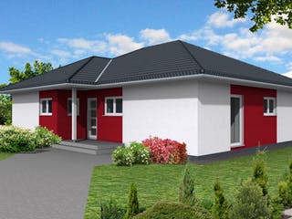 Fertighaus Bungalow 123 von Suckfüll Energiesparhaus Schlüsselfertig ab 391164€, Bungalow Außenansicht 1