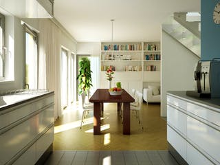 Fertighaus EVOLUTION 136 V2 von Bien-Zenker Schlüsselfertig ab 362131€, Satteldach-Klassiker Innenansicht 1