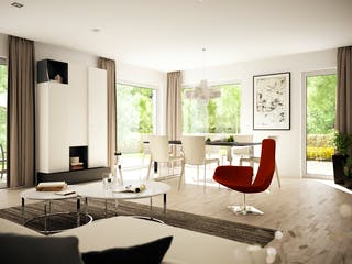 Fertighaus EVOLUTION 152 V5 von Bien-Zenker Schlüsselfertig ab 391394€, Satteldach-Klassiker Innenansicht 1